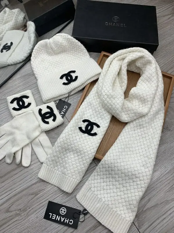 chanel hat and echapres and glove set s_1260a203